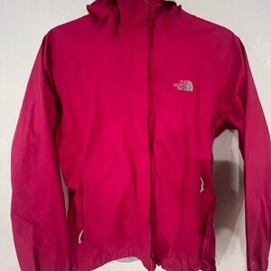 The North Face Pink High Performance rain jacket